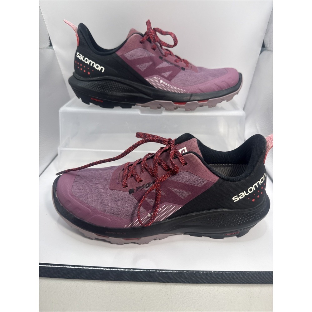 Salomon Women's Athletic Shoes in Plum and Black